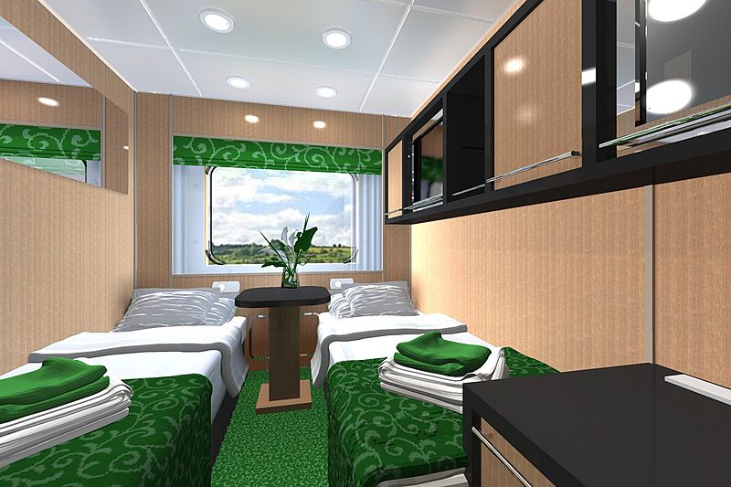 MS Konstantin Fedin twin cabin