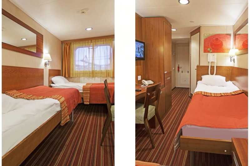 MS Rostropovich standart twin Main Deck Without Balcony cabin