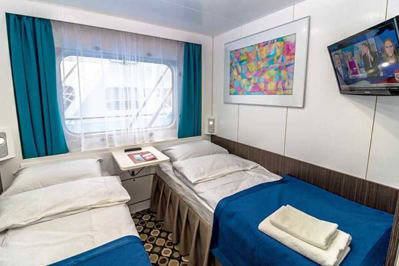 MS Nikolay Chernyshevsky twin cabin
