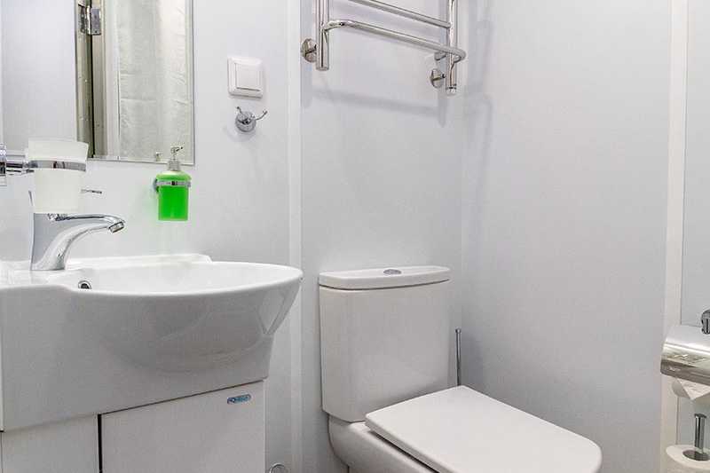 MS Nikolay Chernyshevsky cabin bathroom