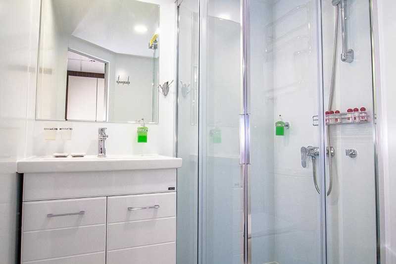 MS Nikolay Chernyshevsky cabin bathroom