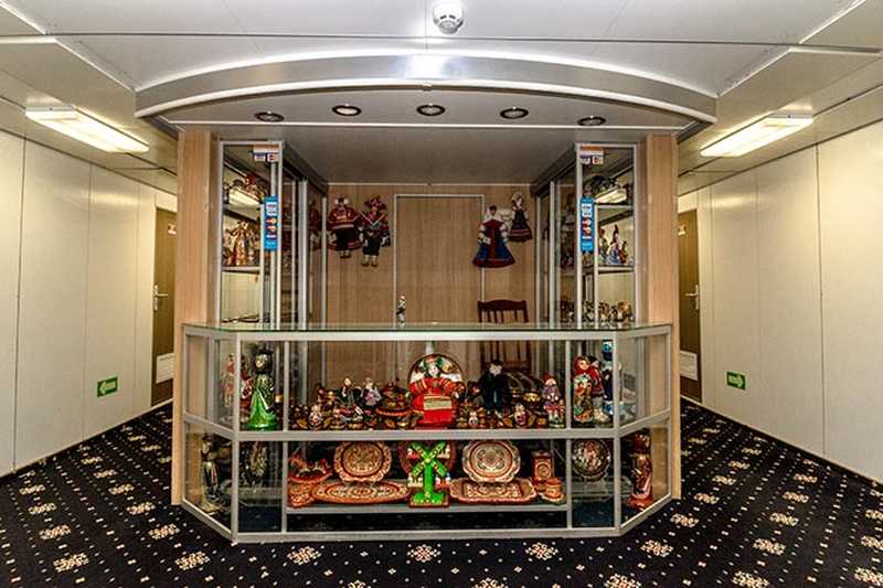 MS Nikolay Chernyshevsky souvenir shop