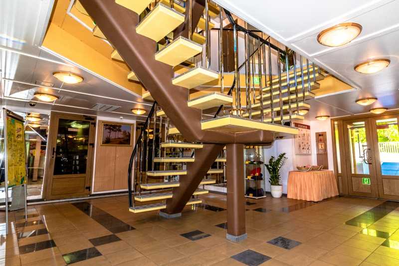 MS Nizhny Novgorod deck stairs