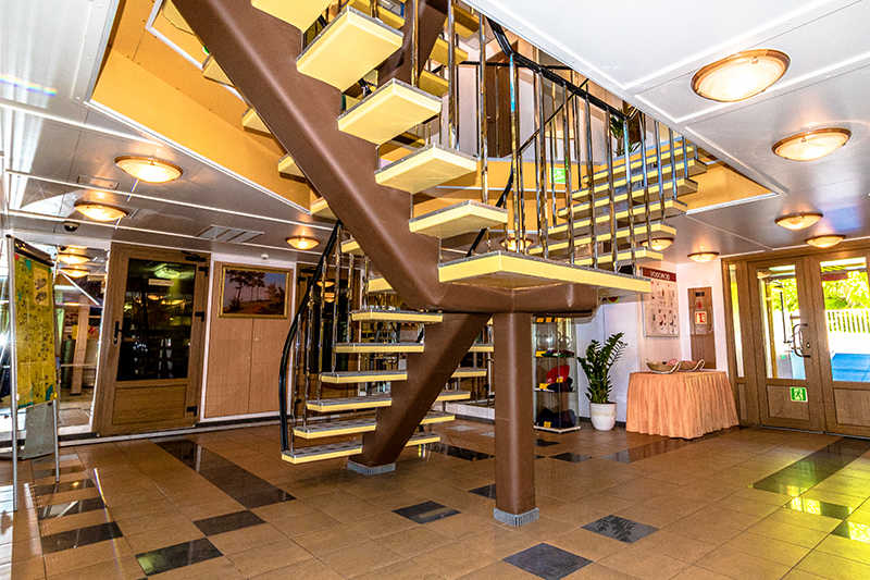 MS Konstantin Fedin decks stairs