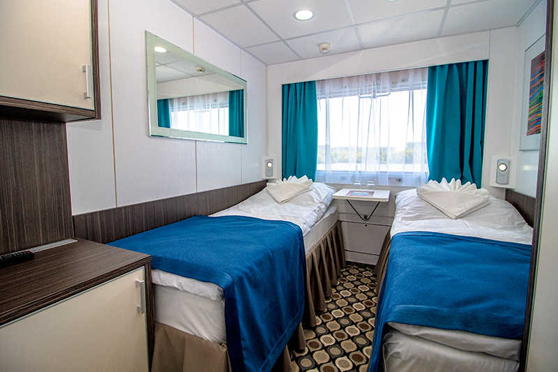 MS Konstantin Fedin twin cabin