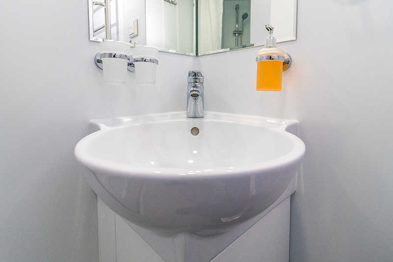 MS Konstantin Fedin cabin bathroom