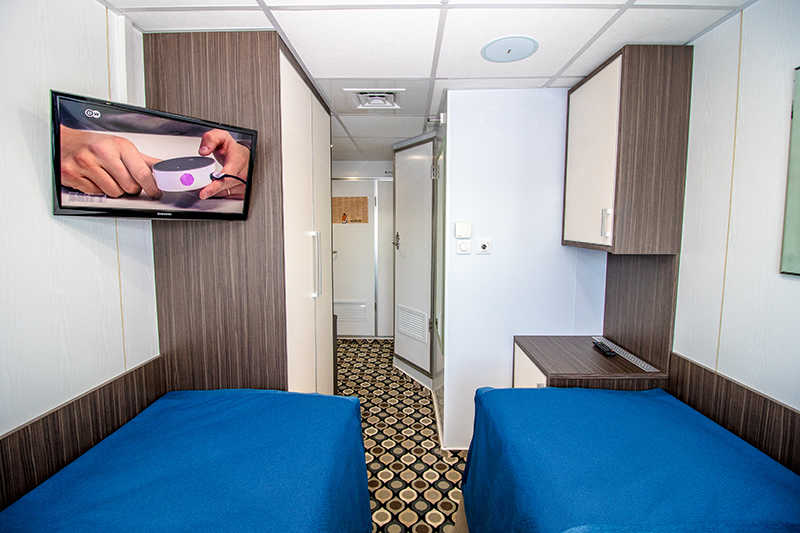 MS Konstantin Fedin twin cabin