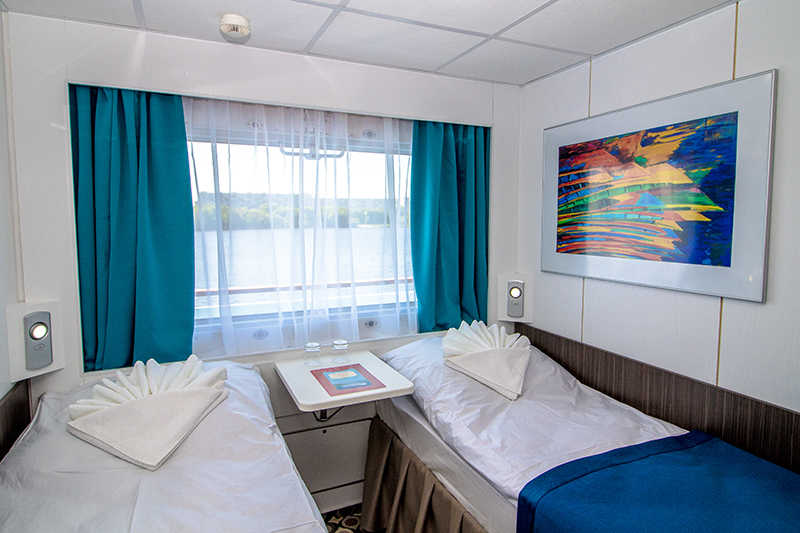 MS Konstantin Fedin twin cabin