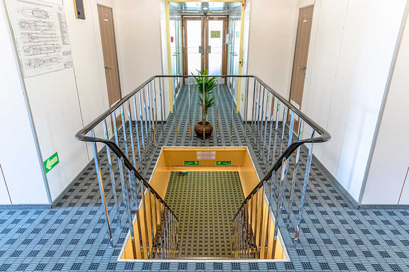 MS Kronshtadt deck stairs