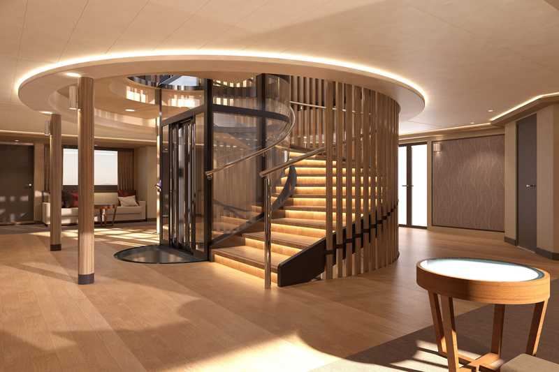 MS Mustai Karim deck stairs