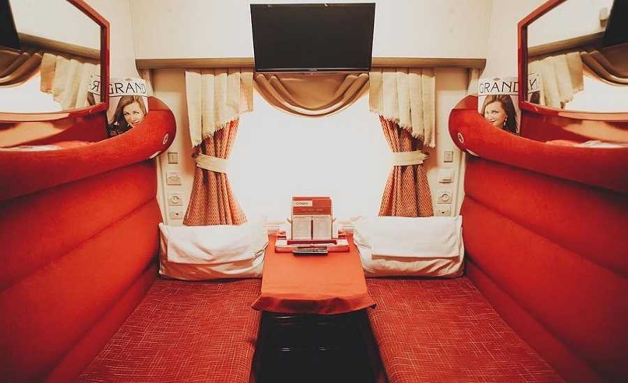 Types of Russian Trains - 1st class sleeper