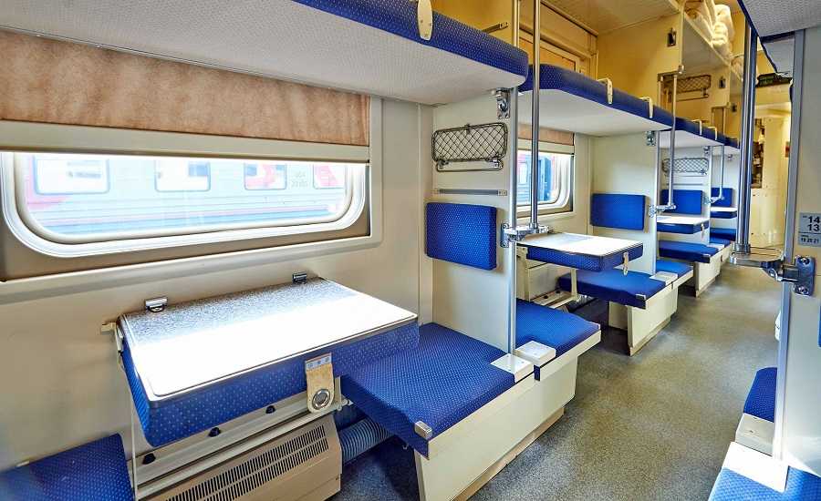 Types of Russian Trains - 3rd class platzkart