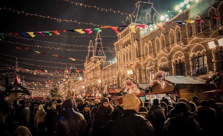 Christmas markets in Moscow