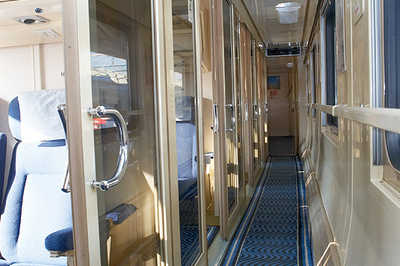 High-speed Nevsky Express Train Economy class carriage