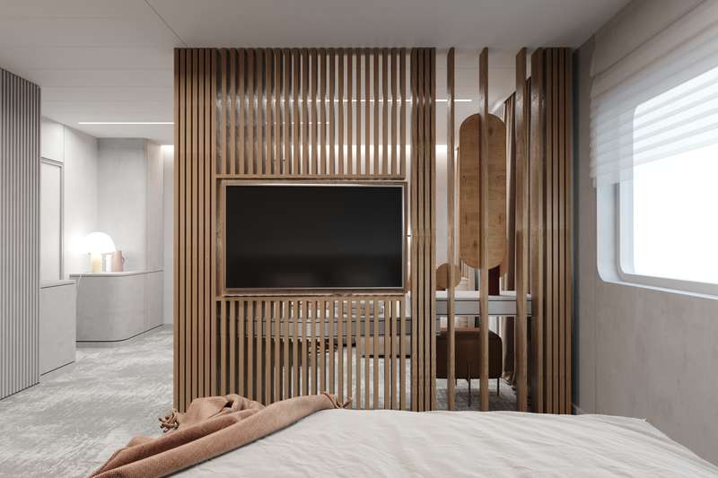 Suite cabin on MS Konstantin Korotkov