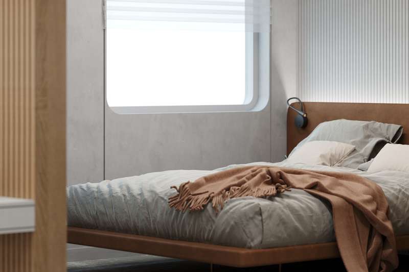 Suite cabin on MS Konstantin Korotkov