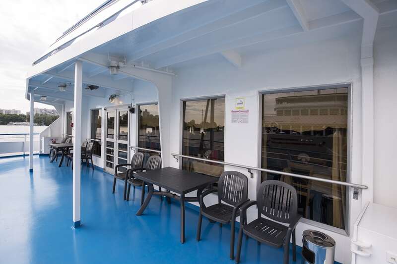 MS Georgy Chicherin walking side deck