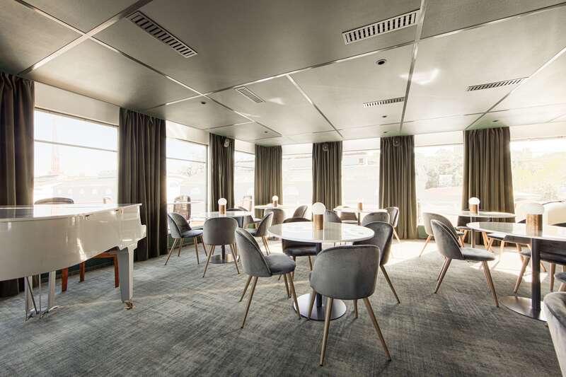 Panorama bar on MS Konstantin Korotkov 