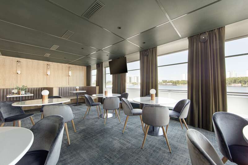 Panorama bar on MS Konstantin Korotkov 
