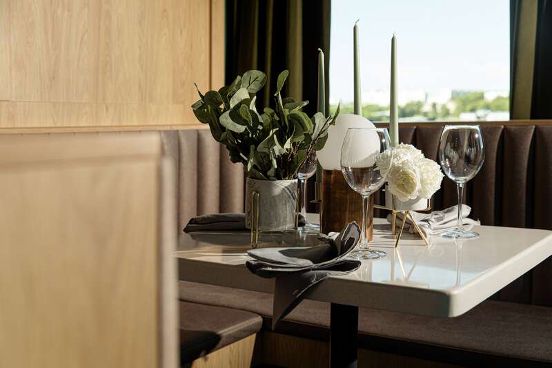 Panorama bar on MS Konstantin Korotkov 