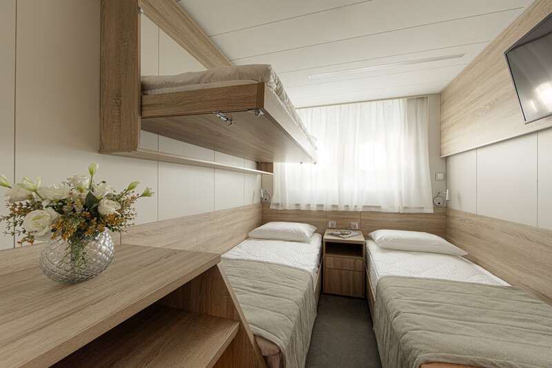 Triple cabin on MS Konstantin Korotkov