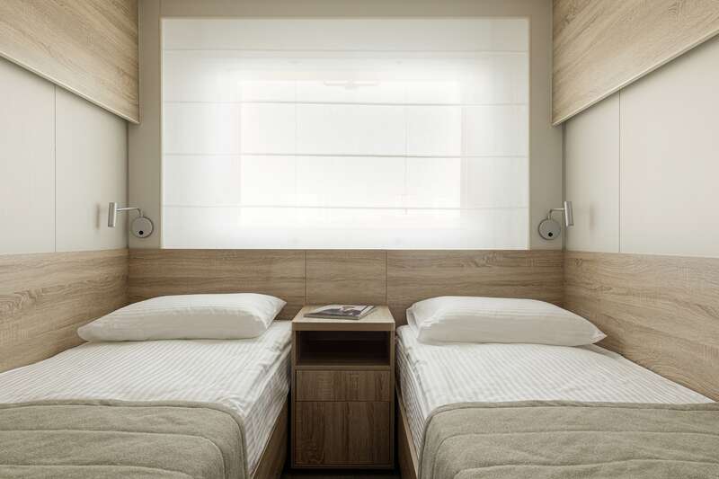 Twin cabin on MS Konstantin Korotkov