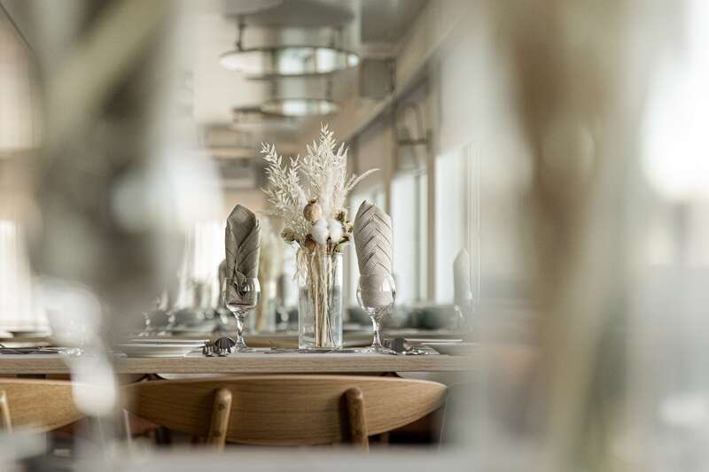 Volga restaurant on MS Konstantin Korotkov