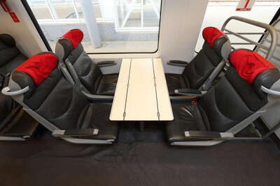 The Lastochka train seats