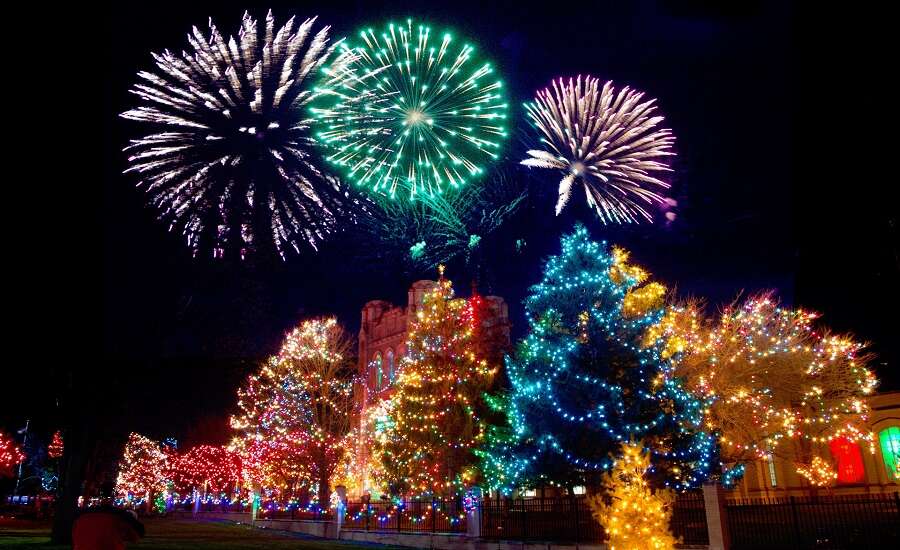 New Year Fireworks in Moscow