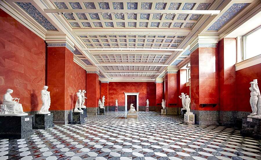 Antique sculptures at the Hermitage 