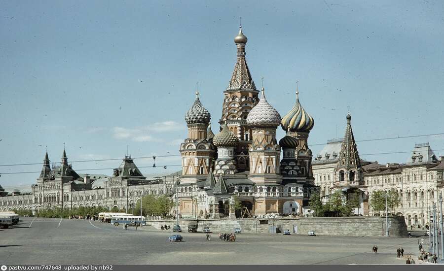 St. Basil’s Cathedral during Soviet Russia