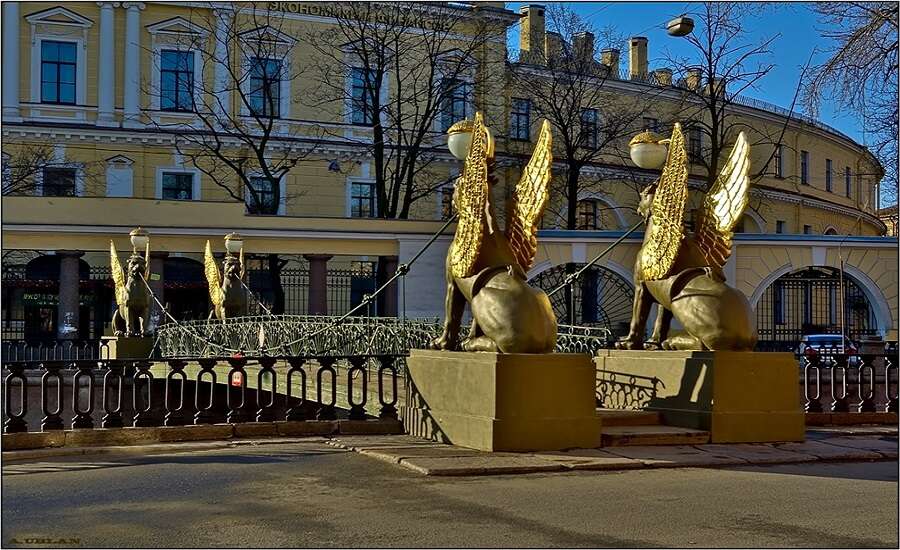 Griboedov Canal, Bankovsky Bridge, Saint Petersburg