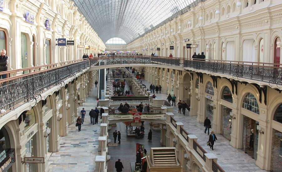 GUM inside , Moscow