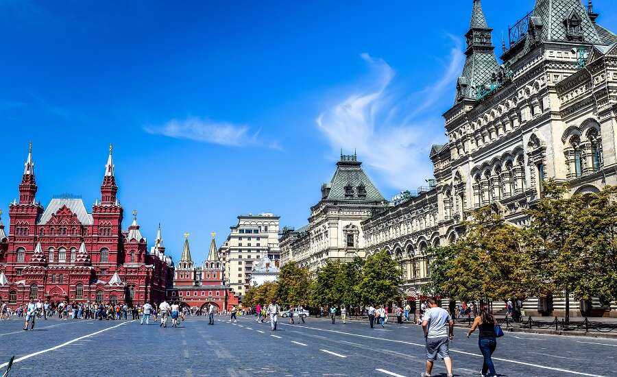 GUM red Square , Moscow