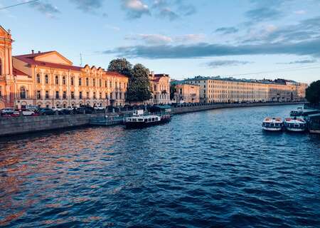 Neva river, St Petersburg, Russia
