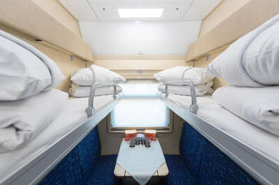 2nd class in a Russian train