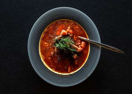 Borsch, a traditional Russia soup
Photo by Artiom Vallat on Unsplash