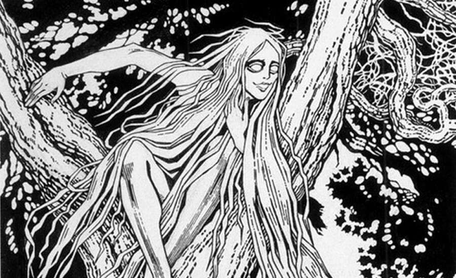 The Rusalka (Mermaid) by Ivan Bilibin, 1934