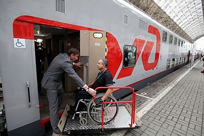The Moscow to St. Petersburg Double-Decker Train