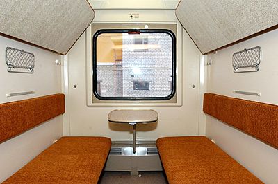 3rd class cabin St. Petersburg - Kaliningrad train