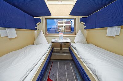 Nizhegorogets train  2nd class cabin