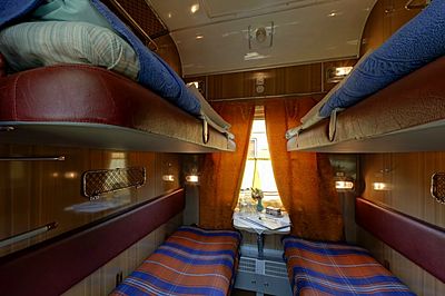 Latvijas Expresis 2nd class cabin