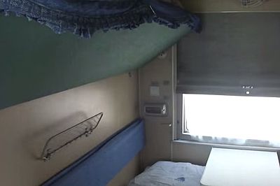 Moscow - Beijing train 2nd class cabin
